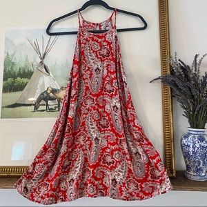 American Eagle Halter Paisley Tunic Tank